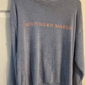 Southern Marsh Light Blue Crewneck Sweater